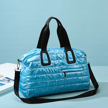 Quilted Nylon Oversize Travel Bag